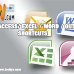 MS Access, MS Excel, MS Word and MS Outlook Keyboard Shortcuts